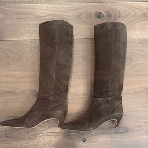 Reformation Dark Brown Ankle Boots